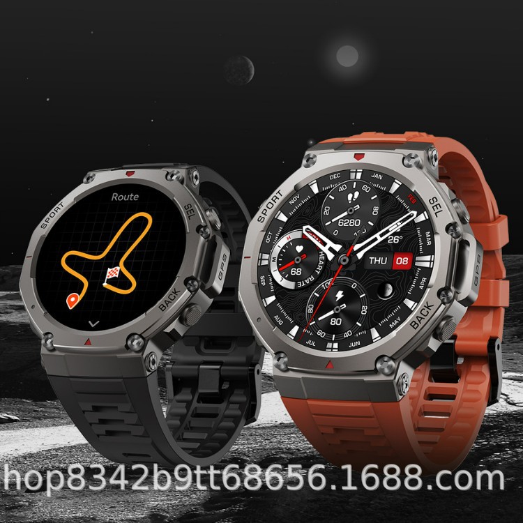 Smartwatch Nexus - DM58 Smartwatch, AMOLED-scherm, Bluetooth-oproepen, GPS, hoogtemeter,