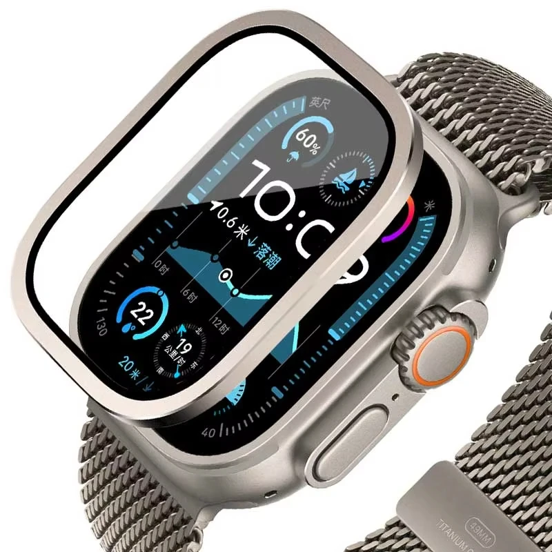 Smartwatch Straps & Accessories - Gehard glas voor Apple Watch Ultra