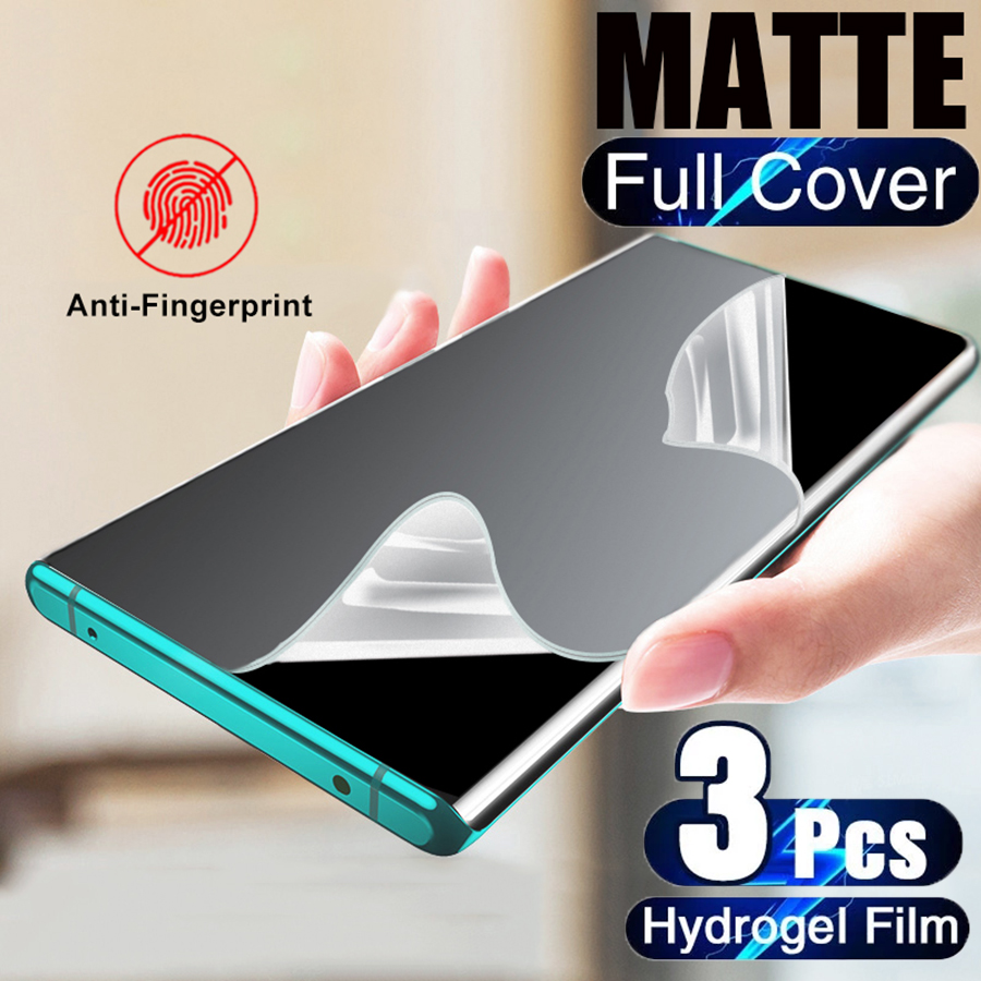 Realme Gt 6 - 3Pcs Matte Hydrogel Film Voor Oppo