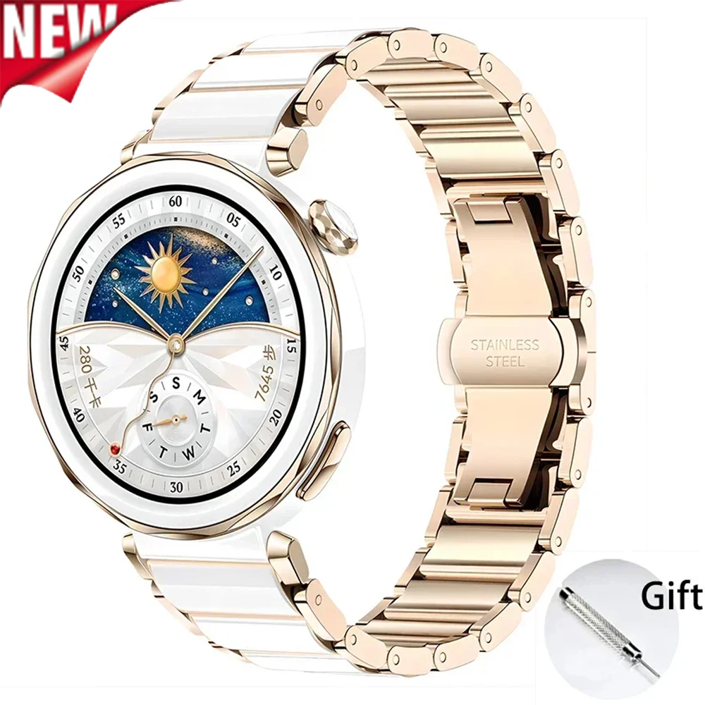 Ceramic Link Bracelet - Keramische horlogeband voor Huawei Watch GT5