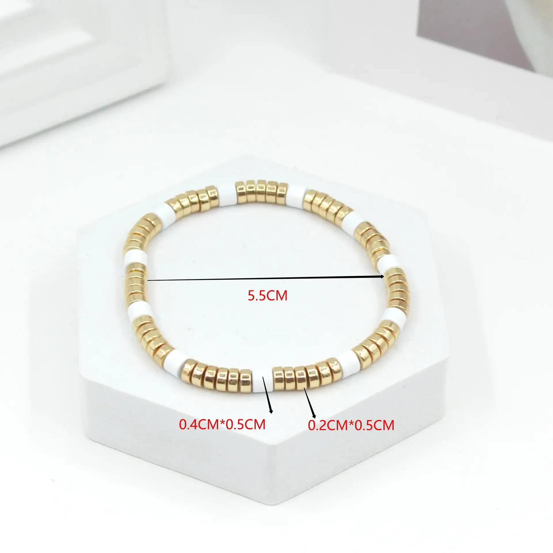 Boheems Emaille Wit Koude Wind - Ceramic Link Bracelet recensie en prijs