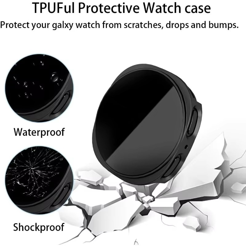 Privacy Glas + Case Voor Samsu - Samsung Smartwatch Ultra Accessories recensie en prijs