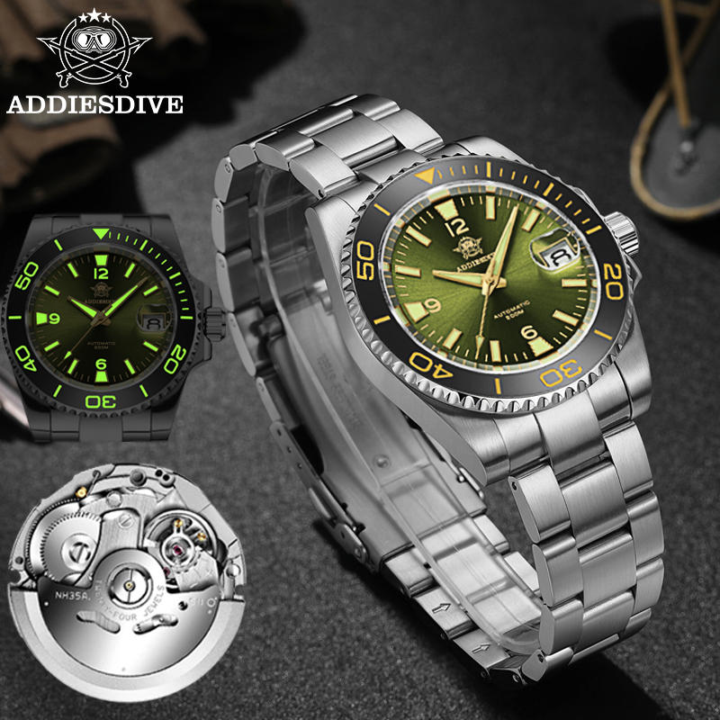 ADDIESDIVE AD2085 Man Duikhorl - Ceramic Link Bracelet recensie en prijs