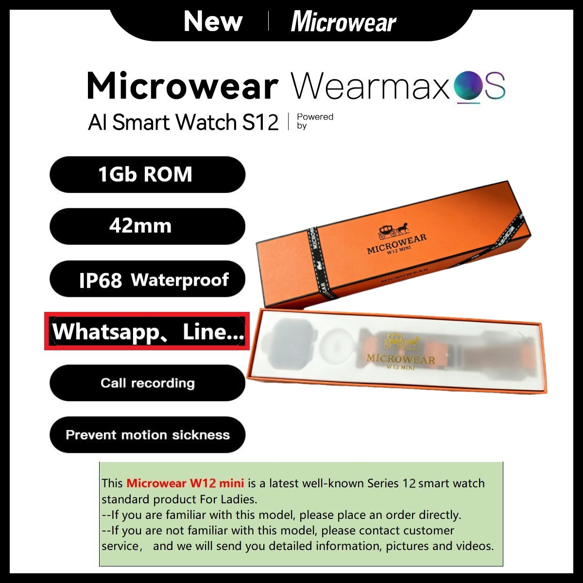 Microwear W12mini W11mini Watc - Smartwatch M Active recensie en prijs