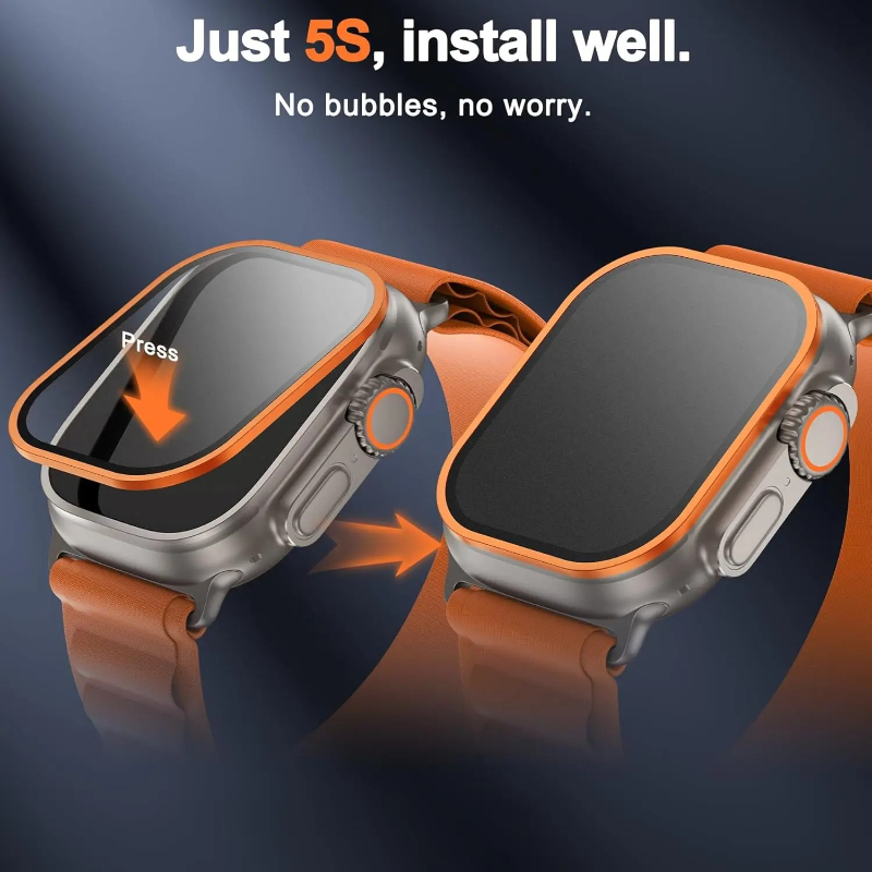 Gehard glas voor Apple Watch U - Smartwatch Straps & Accessories recensie en prijs